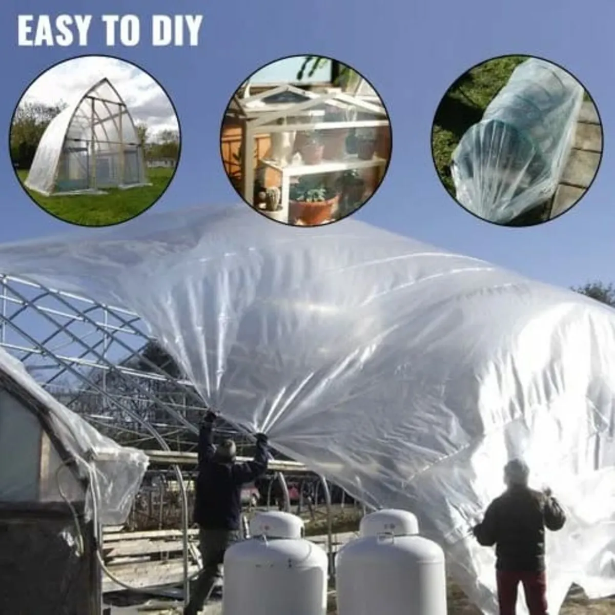 Greenhouse Film 16x25 ft, Greenhouse Polyethylene - Image 4