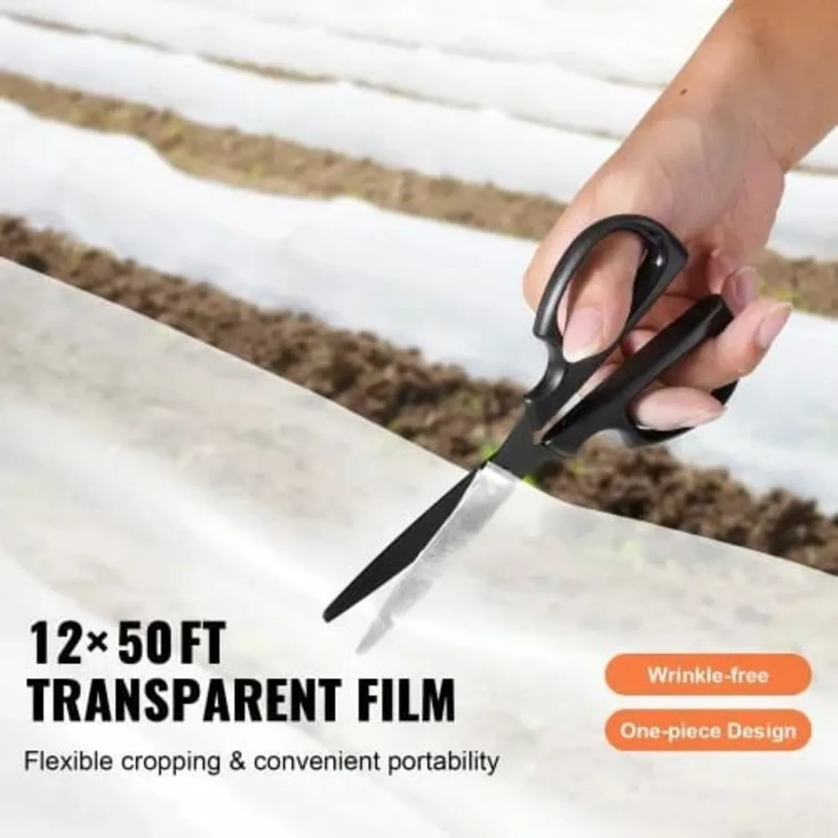 Greenhouse Plastic Sheeting 12 x 50 ft, 6 Mil Thic - Image 3