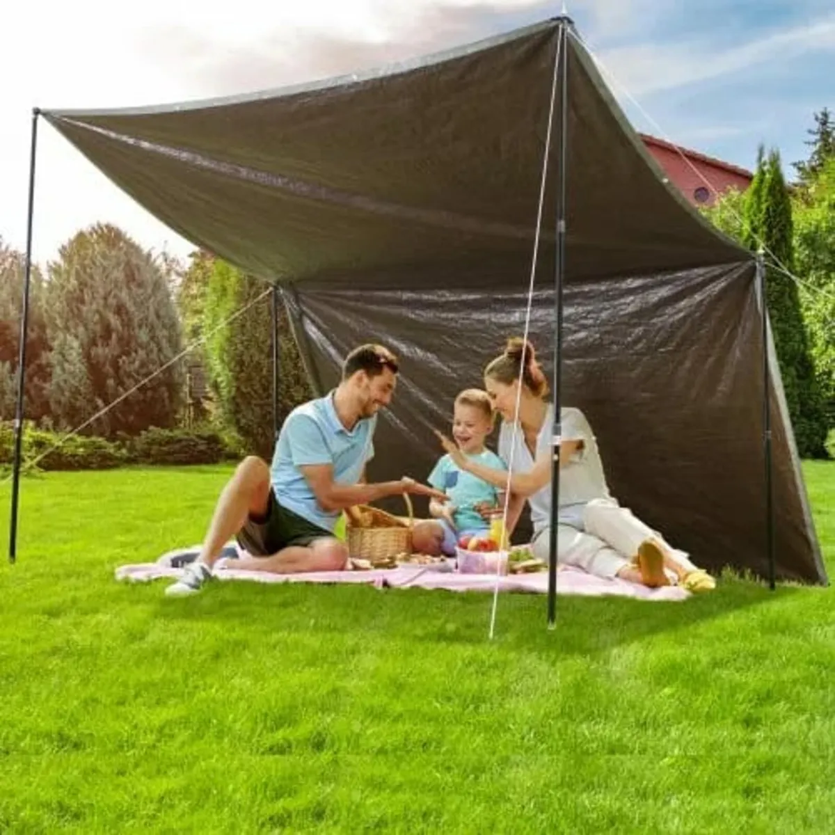 Tarp Waterproof 487.7 x 609.6 cm, Plastic Poly Tar - Image 3