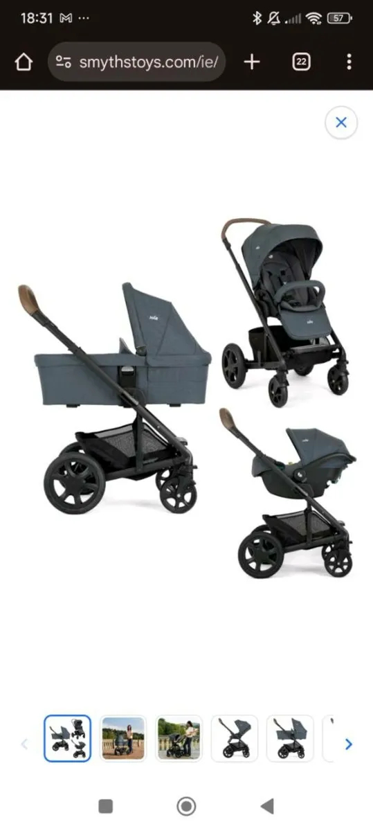 Joie Chrome Travel system & Car seat - Image 4