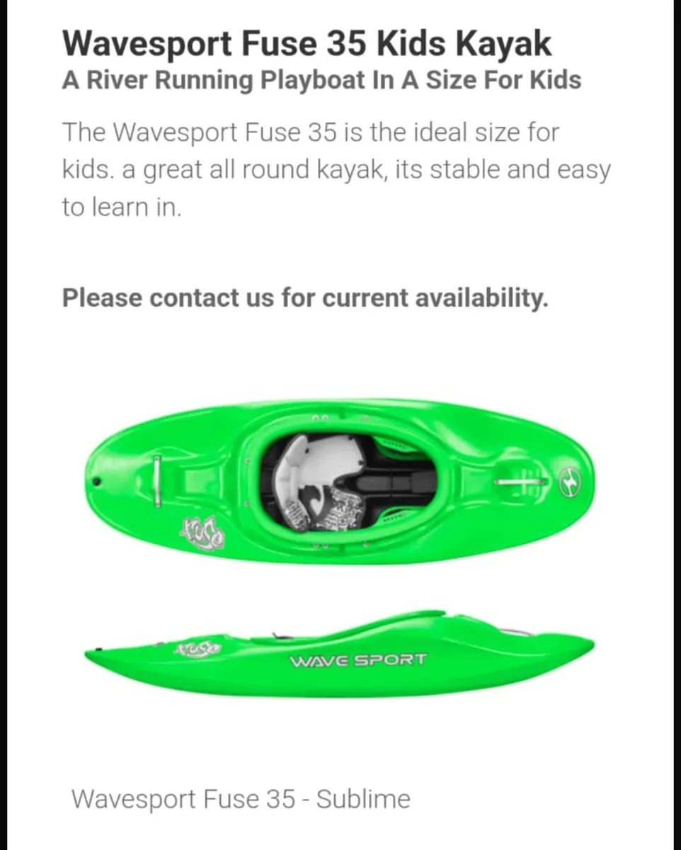 Wavesport fuse 35 kayak - Image 2