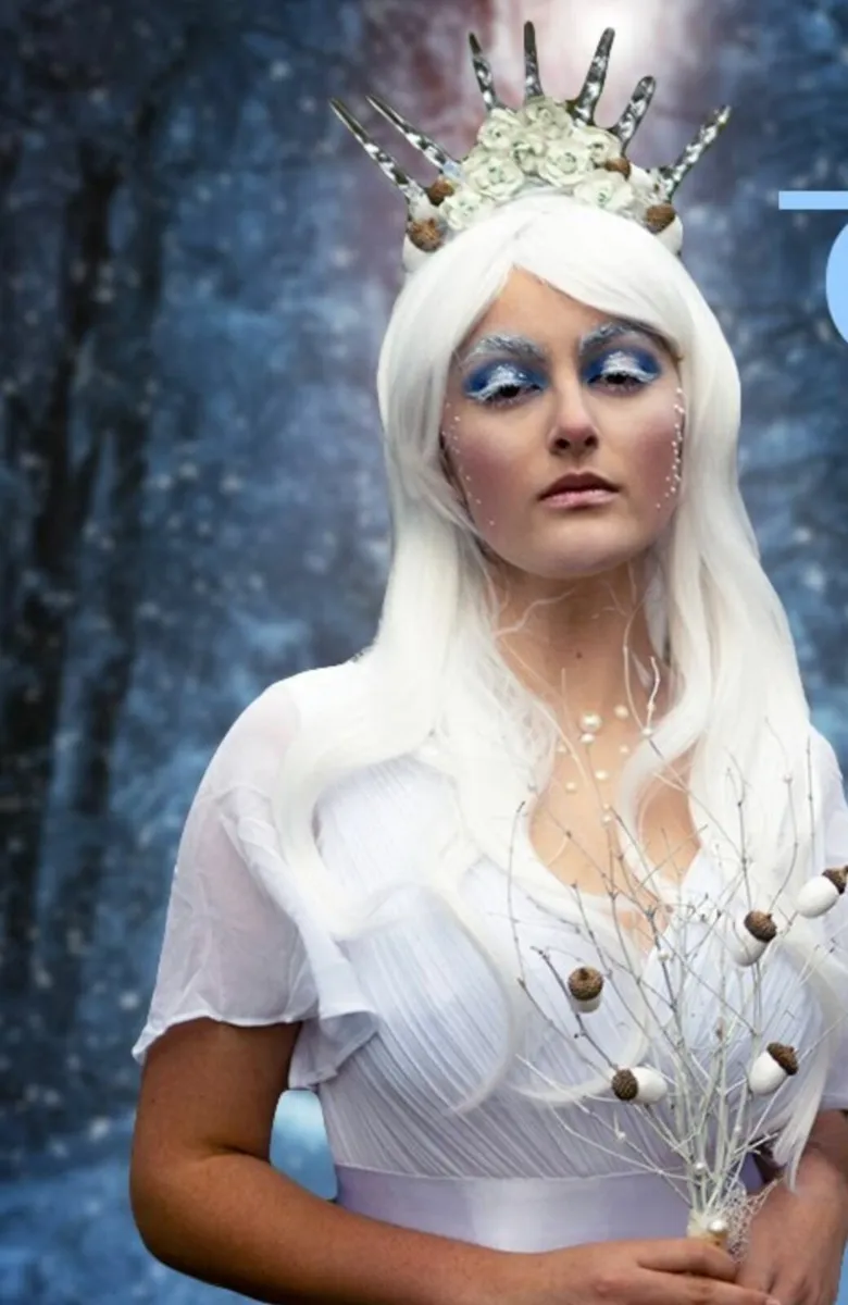 Halloween Costume Ice Queen - Image 1