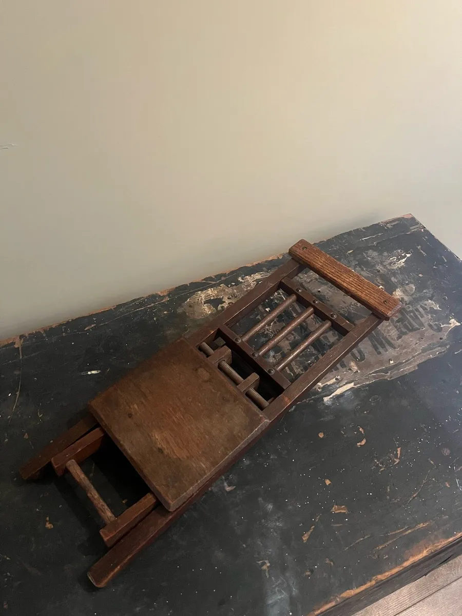 Antique 19th Century Apprentice Folding Chair - Image 4