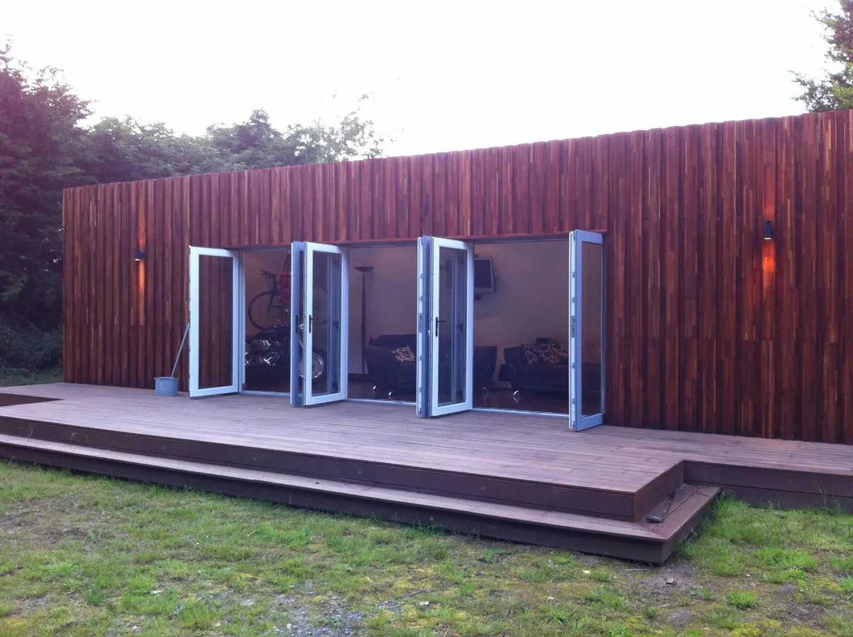 40ft high cube container - converted garden room - Image 1