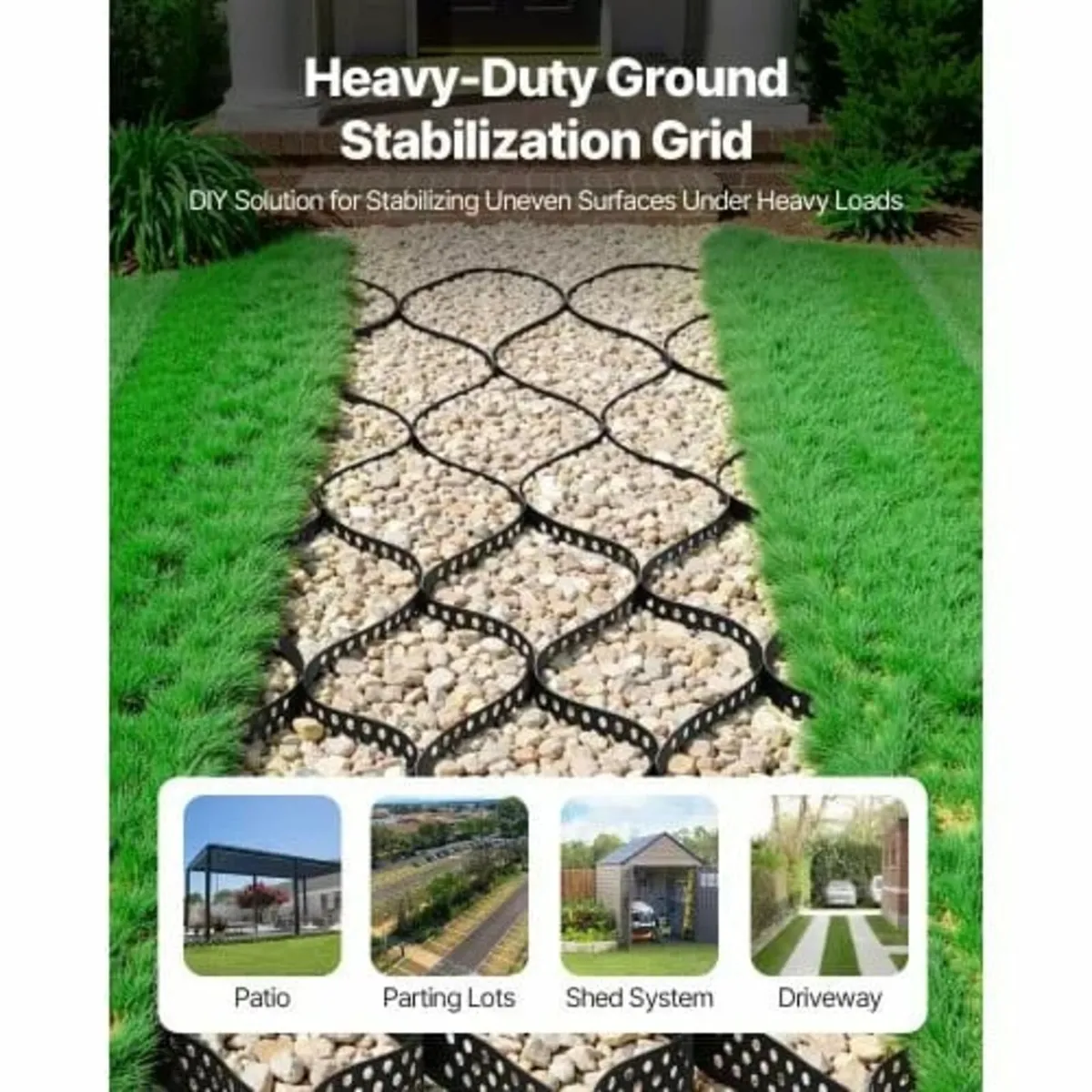 Ground Grid 2-Inch Deep Geocell Grid 17.06x8.86FT - Image 2