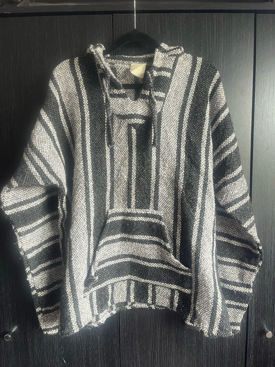 Unisex vintage Mexican baja hippie hoody - Image 4