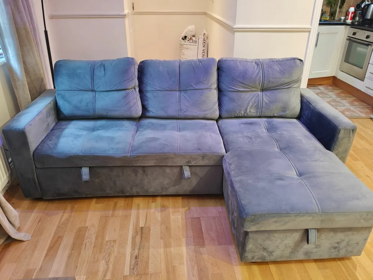 Corner Sofa Bed + Storage 215CM - Image 1