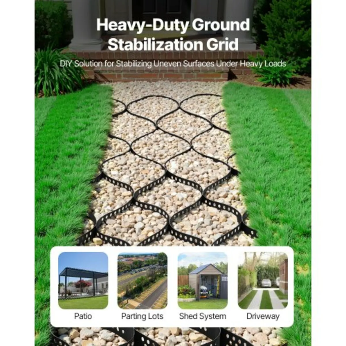 Ground Grid 4-Inch Deep Geocell Grid 17.06x8.86FT - Image 3