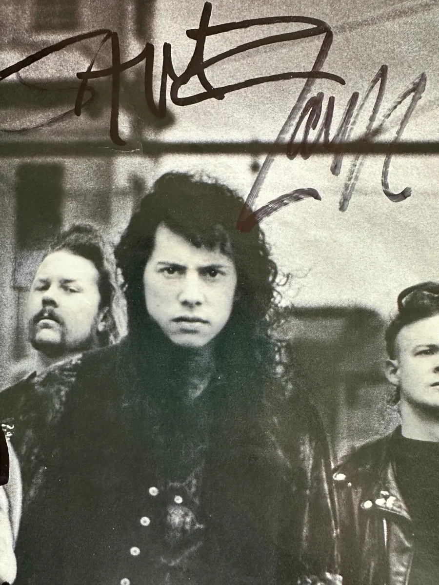Authentic Metallica Rare Signed Poster - Image 4