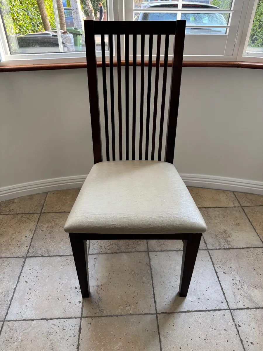 Wooden Kitchen Table with 4 Chairs - Image 4