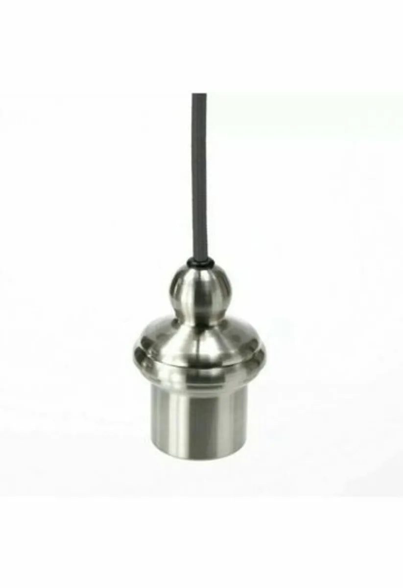 Silver Pendant Light Fitting - Image 2