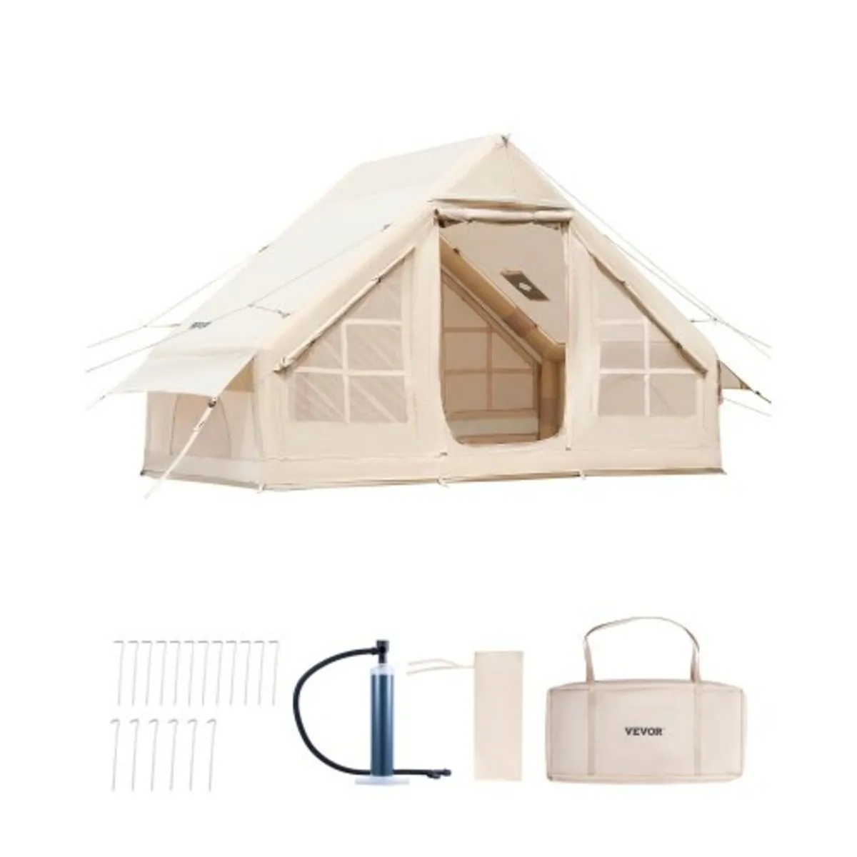 Inflatable Tent for Camping 3-5 Person Glamping Te - Image 1