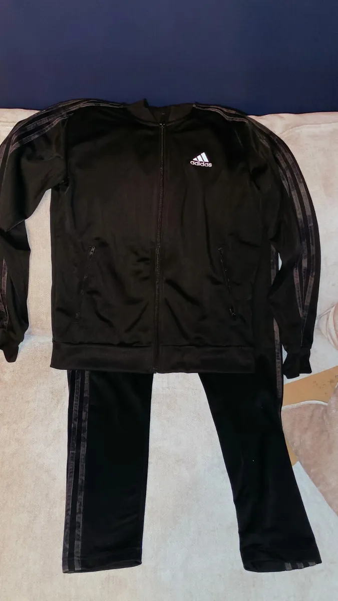 adidas tracksuit all black - Image 2