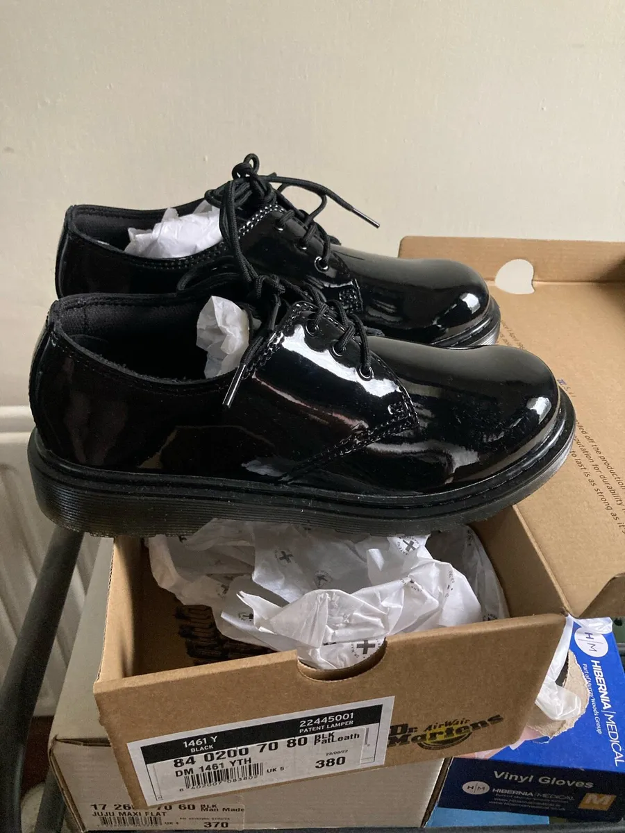 Dr Martens 1461 Patent Leather Shoes - Image 2