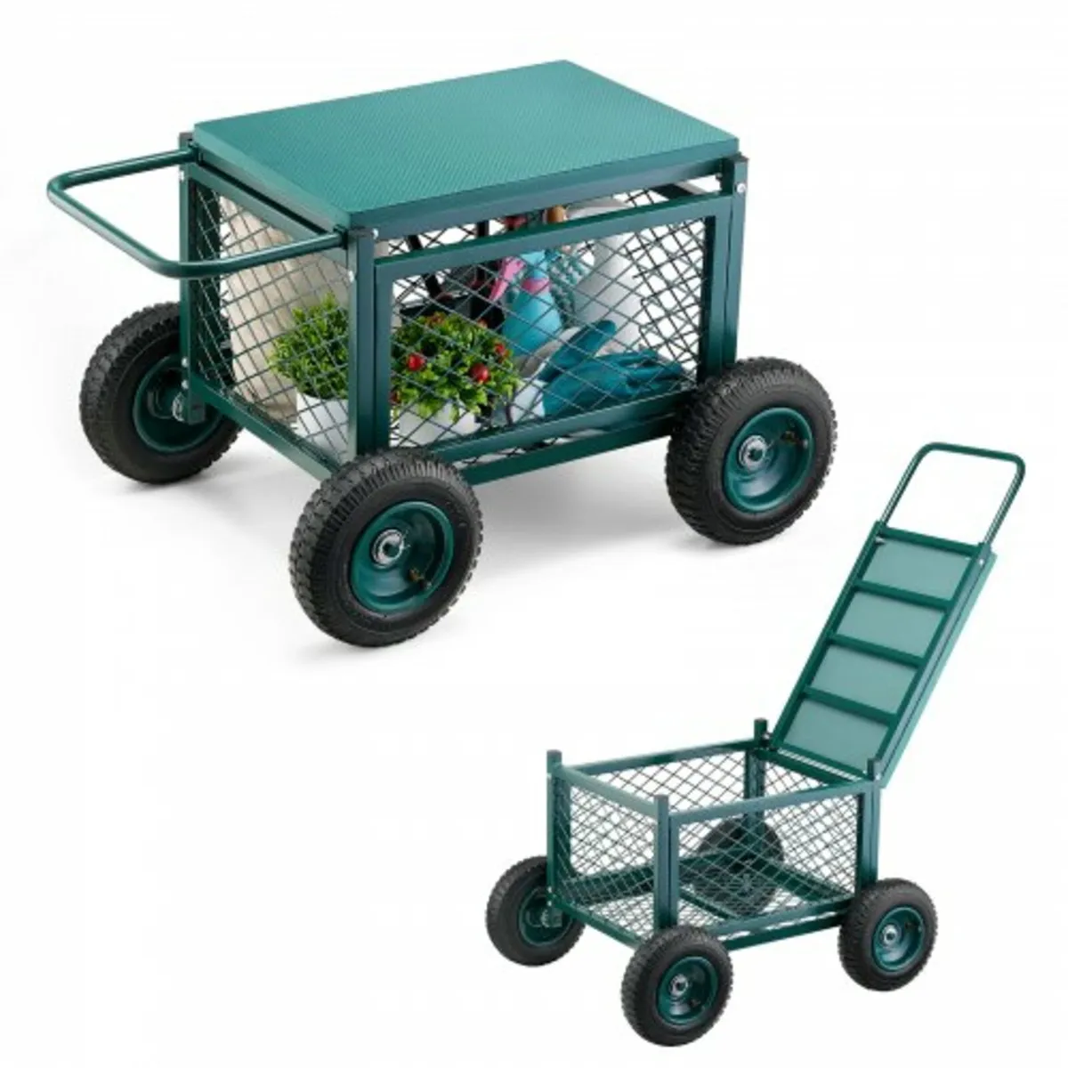 Rolling Garden Seat with Wheels 400LB Heavy Duty G - Image 1