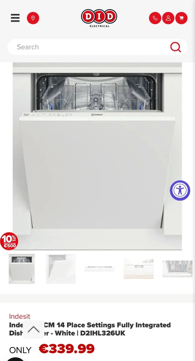 Integrated Dishwasher - Image 1
