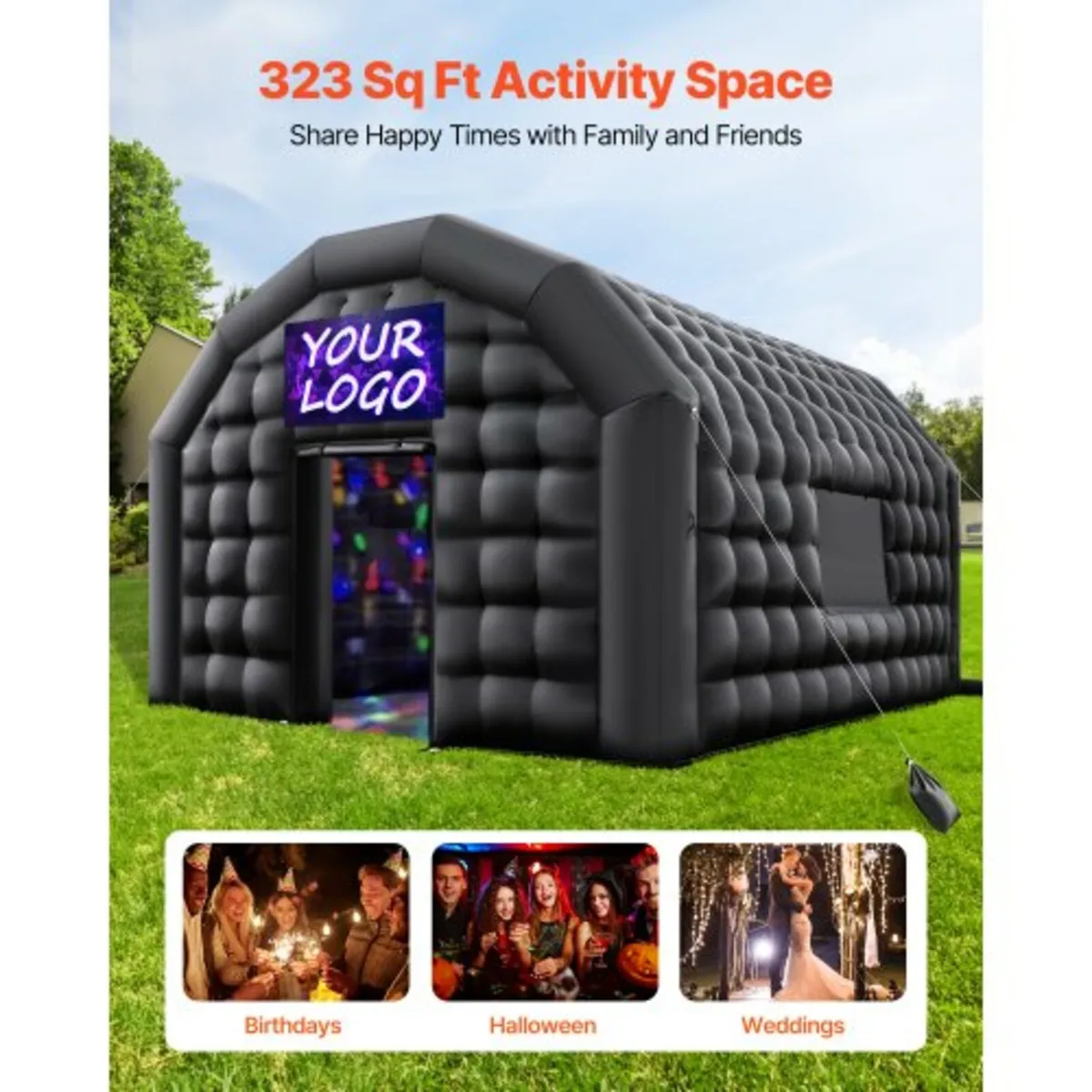 Portable Inflatable Nightclub Tent with Blower 19. - Image 3