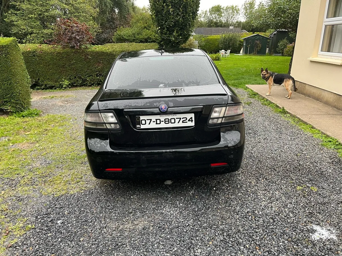 2007 Black Saab 9-3 1.9TID Diesel 5 Door Saloon - Image 3