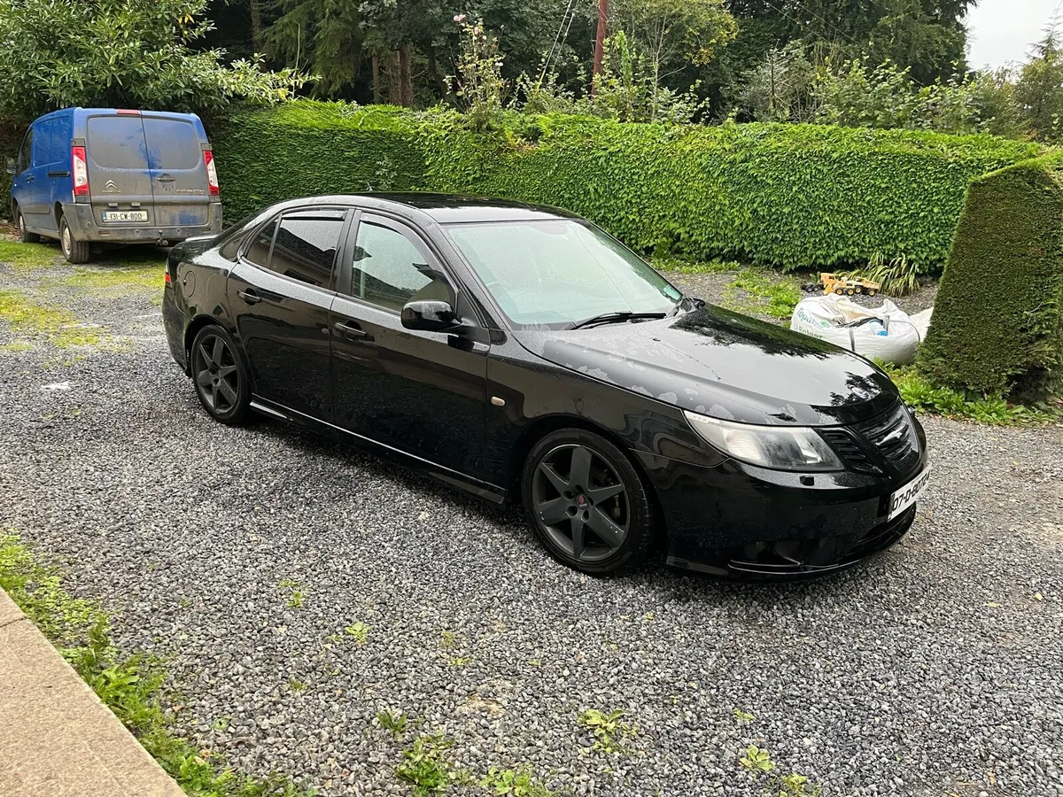 2007 Black Saab 9-3 1.9TID Diesel 5 Door Saloon - Image 4