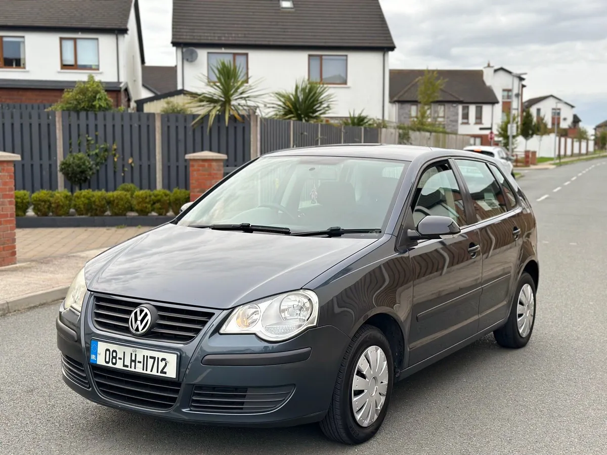 08 vw polo 1.2 petrol with new nct low miles - Image 1