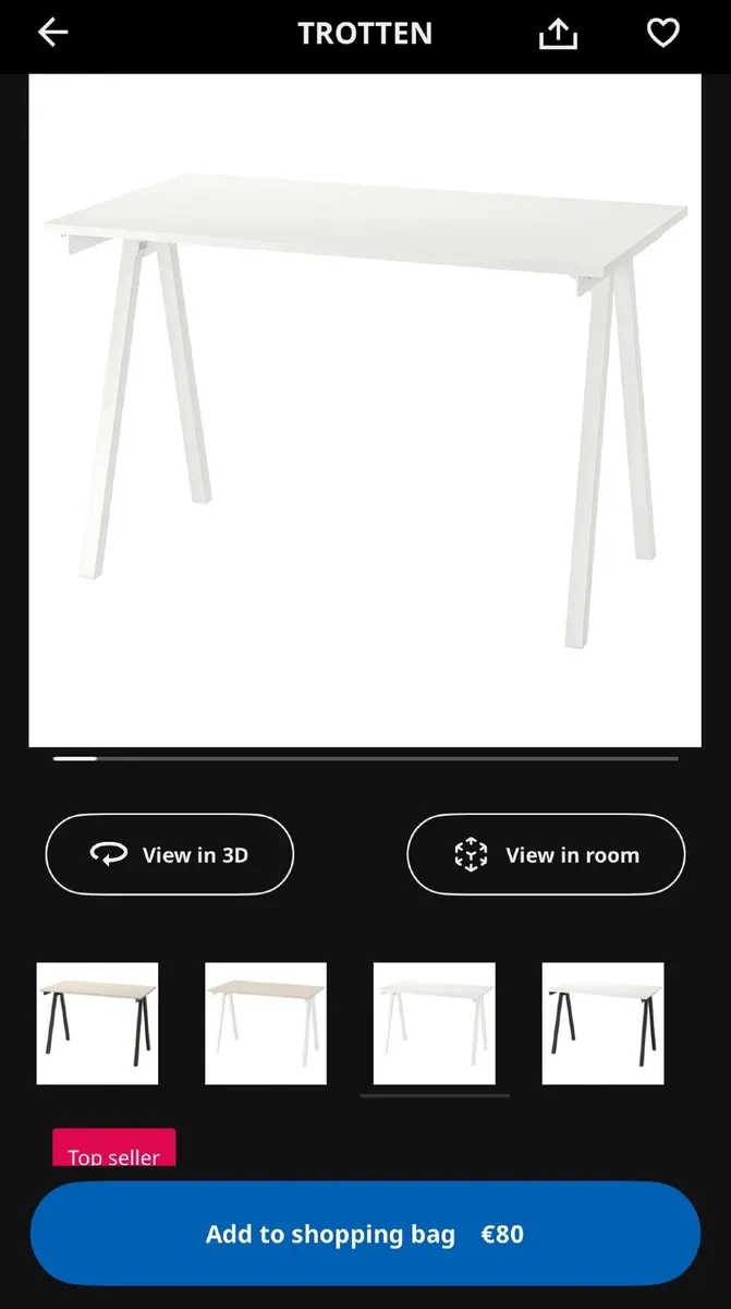 Desk - Ikea Trotten x 2 - Image 2