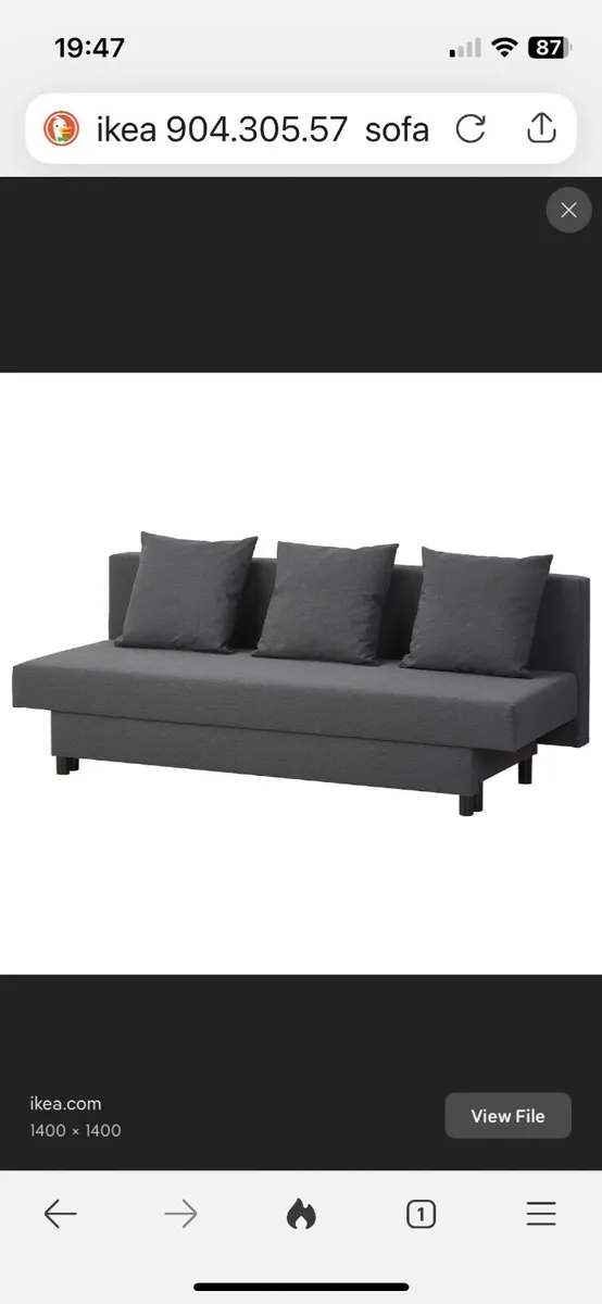 Ikea Sofa bed - Image 1