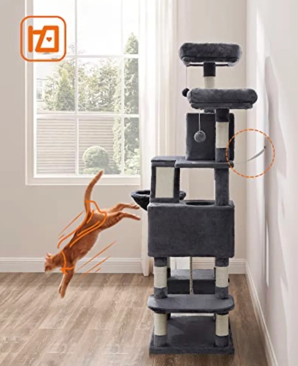 Cat Climbing Tree and Scratching Post Set - Image 3