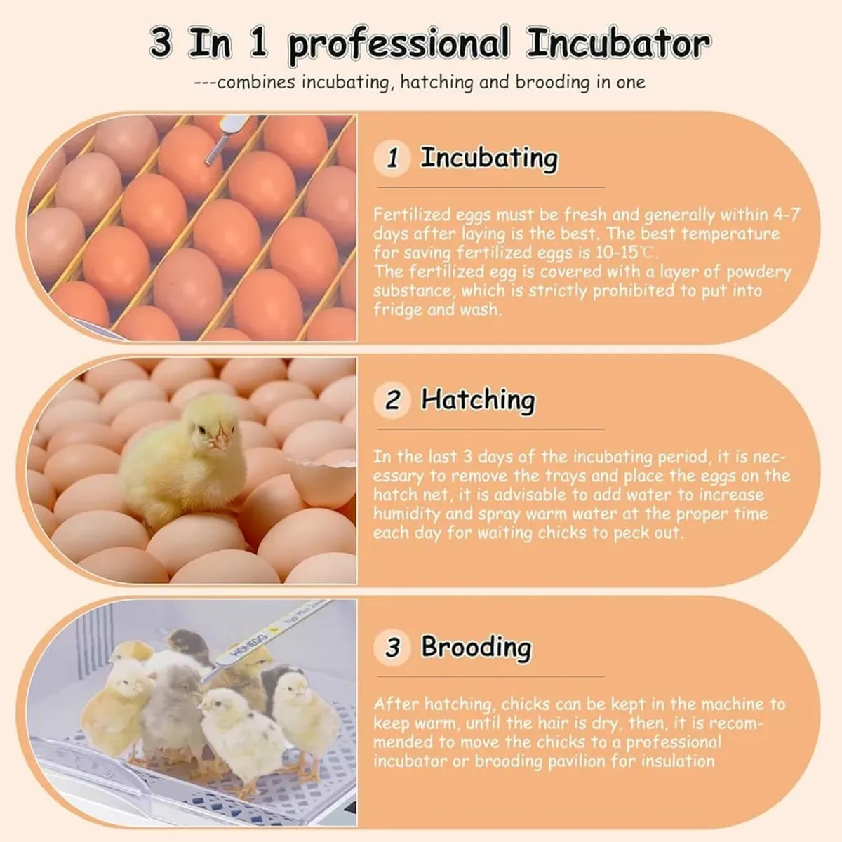 36 Egg Incubator Fully Automatic Incubator Dual El - Image 3