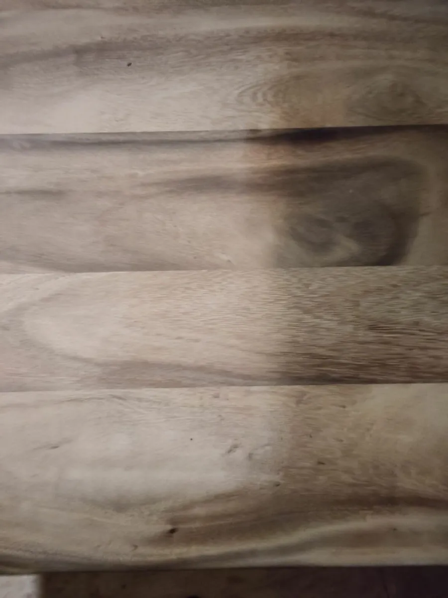 Dining table, solid wood, 130 x 81 cm - Image 4