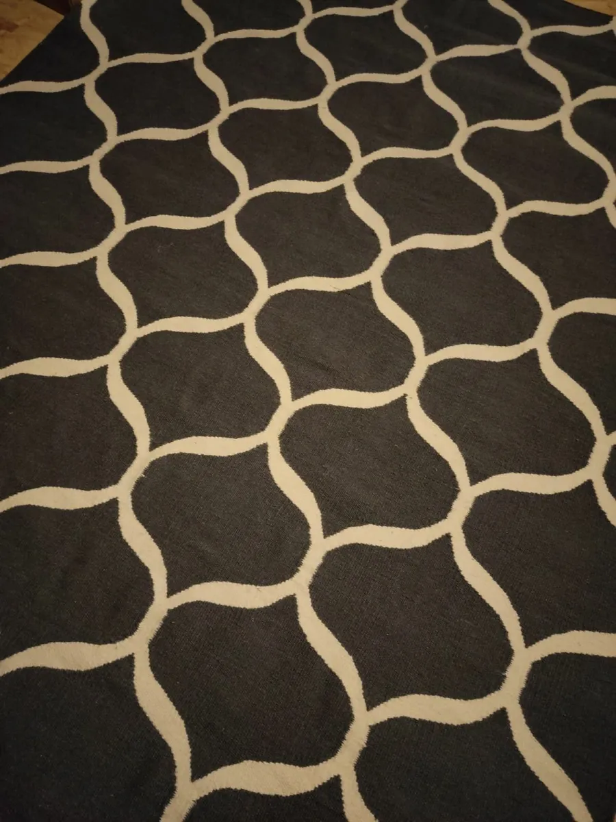 IKEA Wool Rug 240x170 cm, dark grey - Image 1