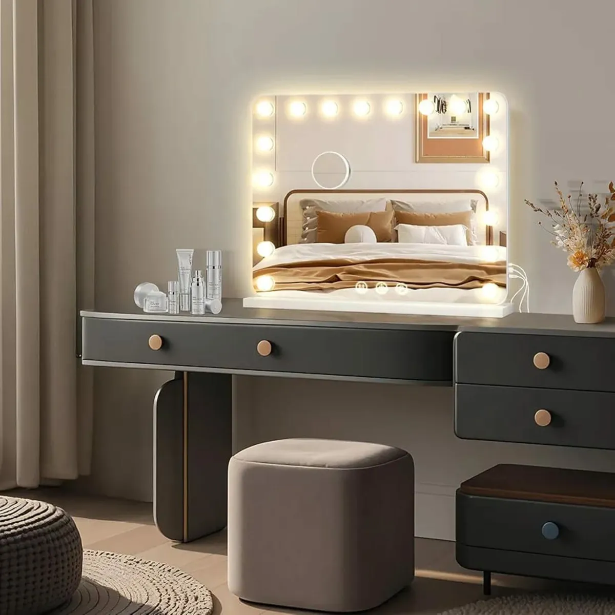 Hollywood Vanity Mirror for Makeup: 80x60 cm - 3 C - Image 4