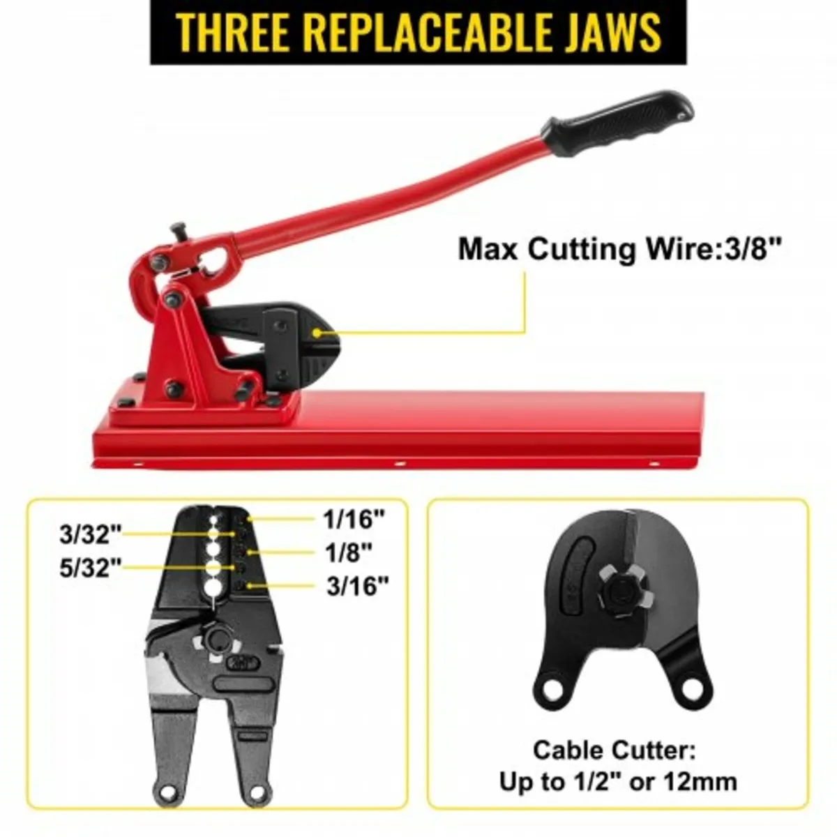 Bench Swager Tool 24" Wire Rope Swaging Tool with - Image 4