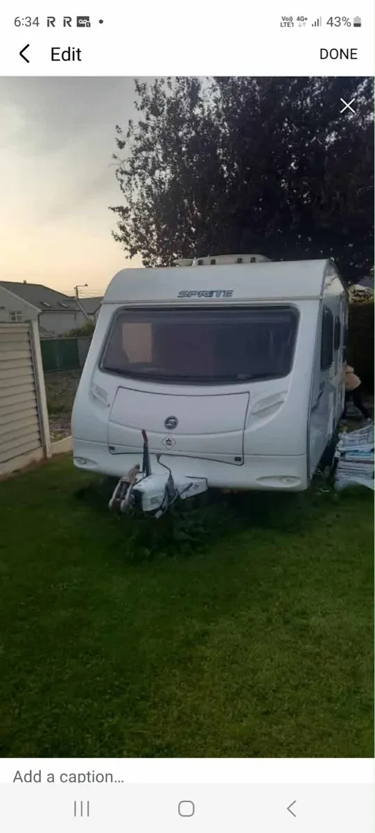 2008 5 birth caravan and awning - Image 1