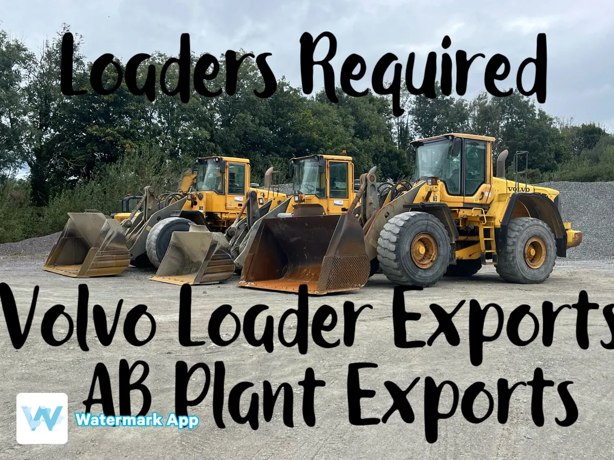 Volvo loading shovel Exports H F D C E