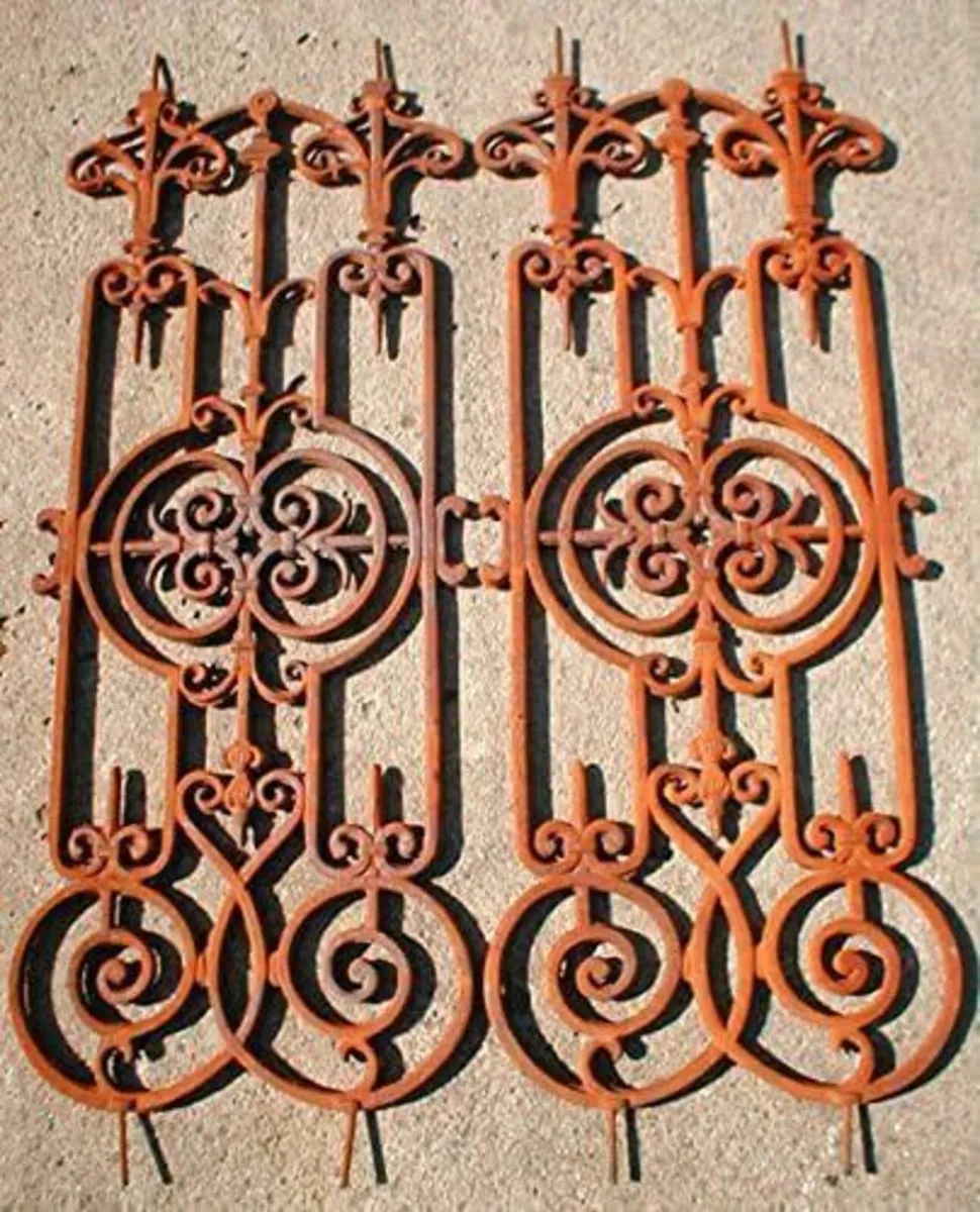 Antique Styled Cast Iron Gate, Stairs Balcony Anti - Image 3