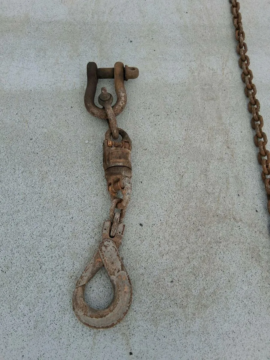 Swivel lifting chain with shackle 5.1 ton - Image 1