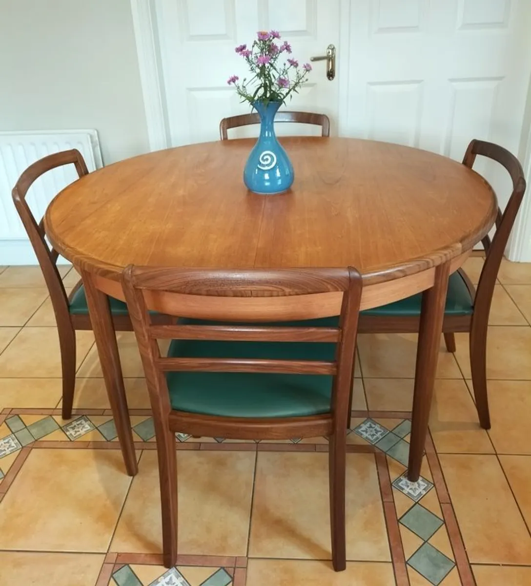 Mid Century Retro Vintage G Plan Dining Table & Chairs - Image 1