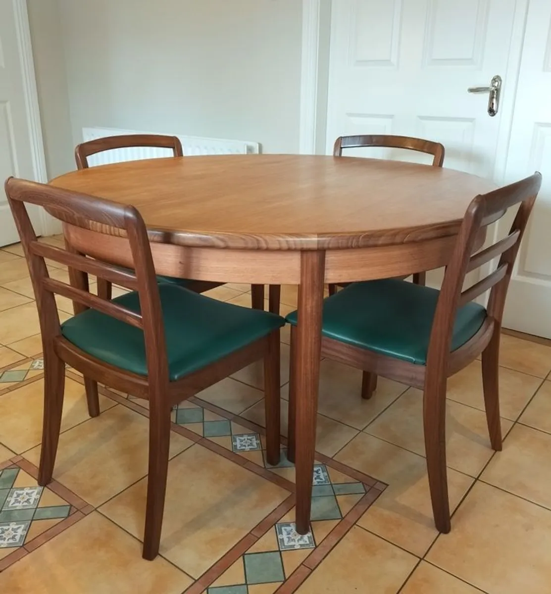 Mid Century Retro Vintage G Plan Dining Table & Chairs - Image 4