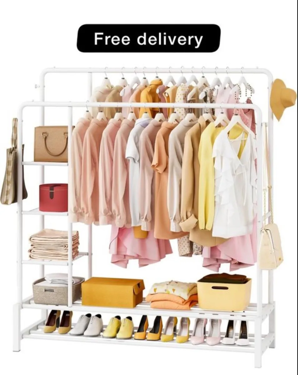 Wide Clothes Rail, 66.9 x 47.2 inch Clothing Rack