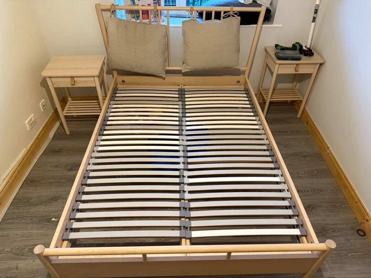 IKEA DOUBLE BED BJORKSNAS - Image 1