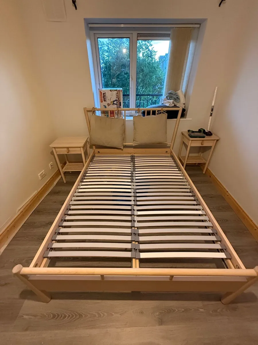 IKEA DOUBLE BED BJORKSNAS - Image 2