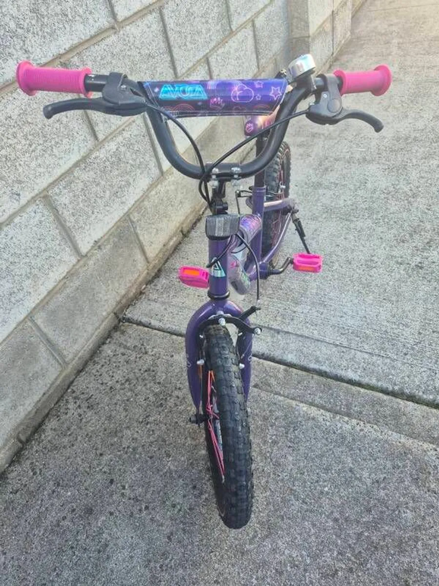 16" Avoca Sparkle Bicycle Neon Purple - Image 3