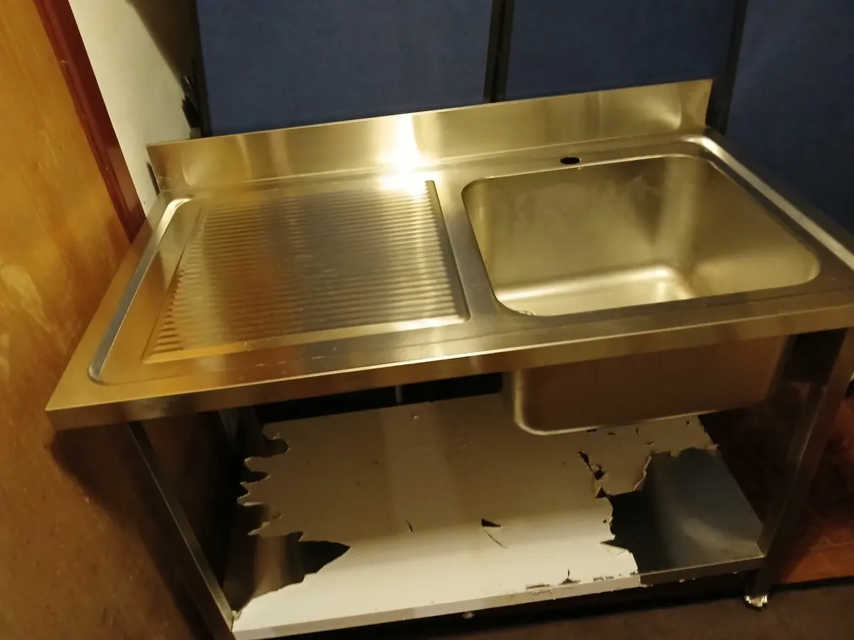 Stainless steel cabbinet sink unit complete.. - Image 3