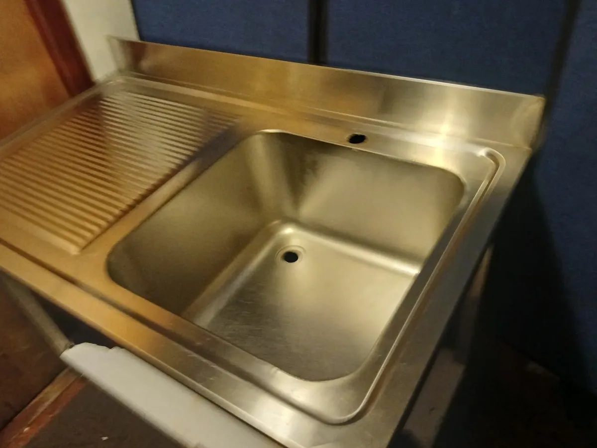 Staneless steel cabbinet sink unit complete - Image 1
