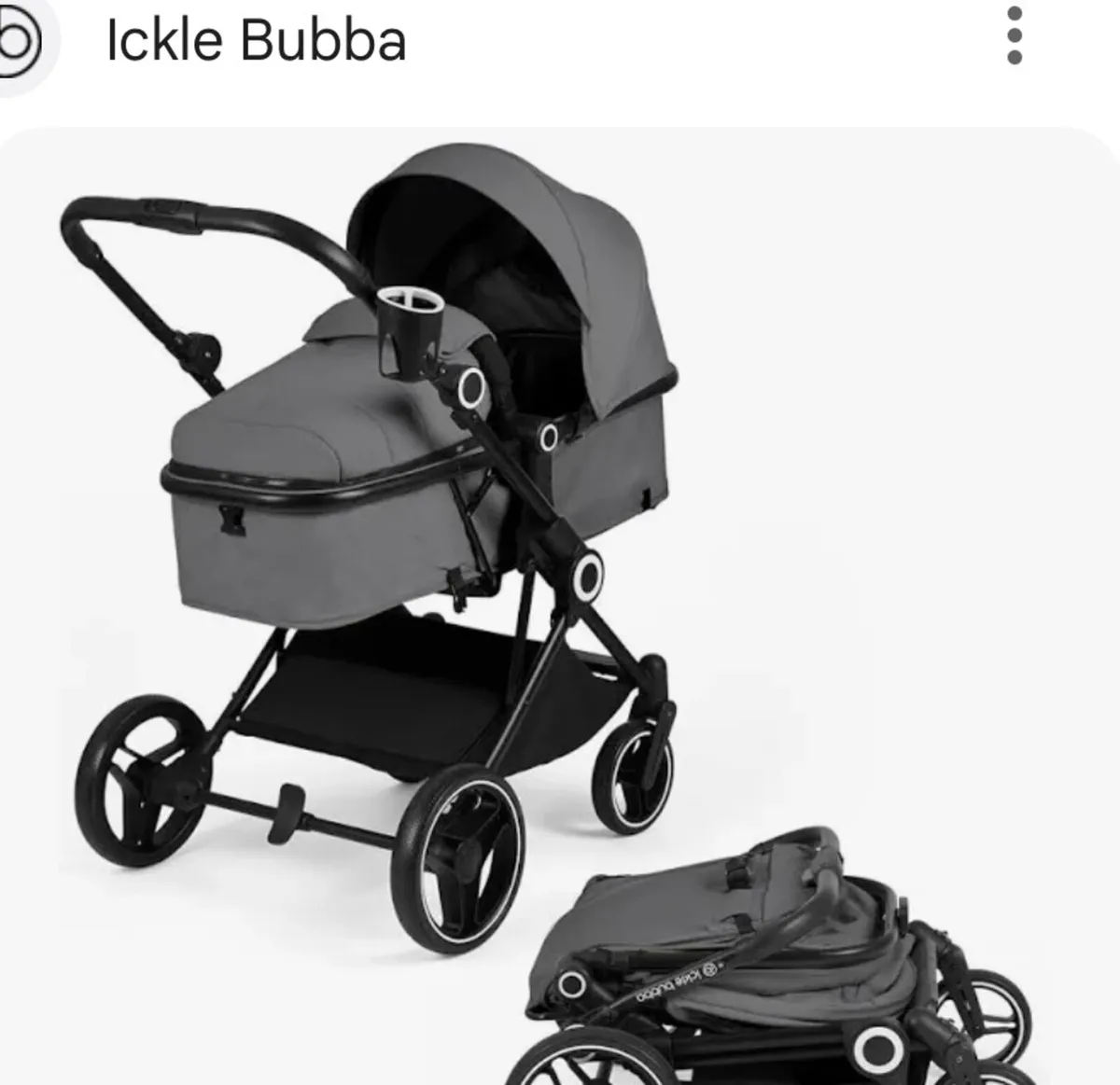 2 in 1 lightweight Pram - Image 2