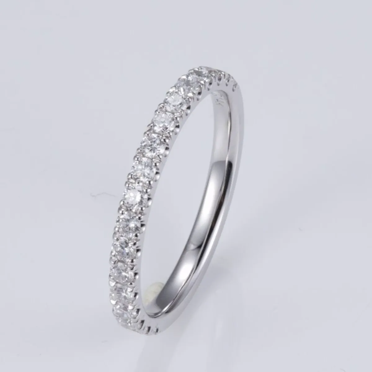 1.72ct D VVS1 Diamond Eternity Band - 14K White Gold - Image 4