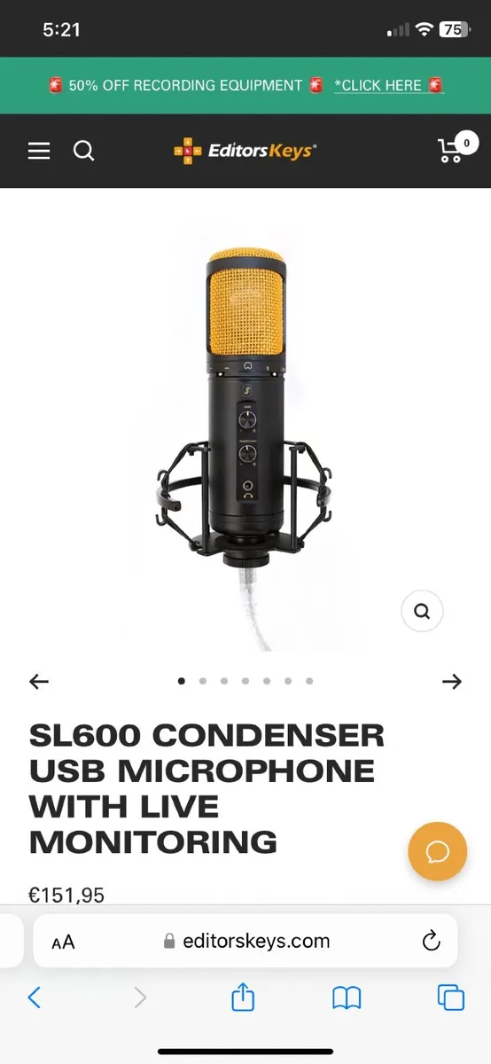 SL600 Editor Keys Microphone - Image 3