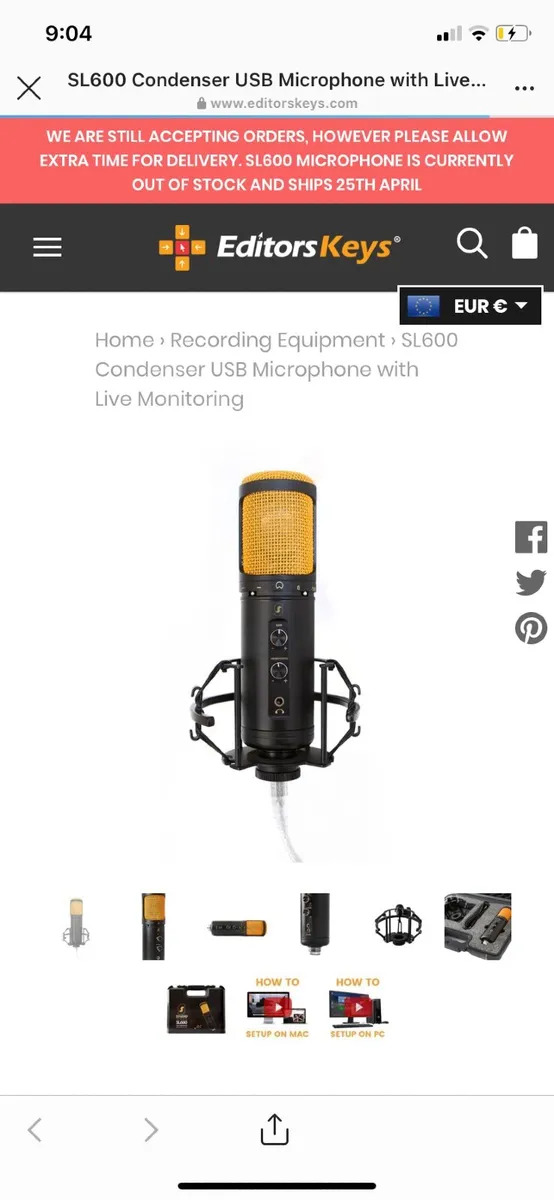 SL600 Editor Keys Microphone - Image 4