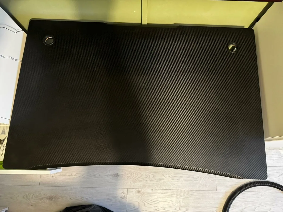 Gaming desk X Rocker, Carbon fibre black - Image 3