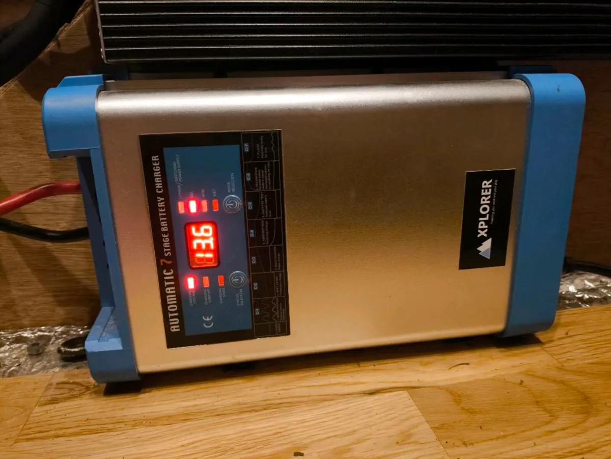 40A 12V automatic smart battery charger